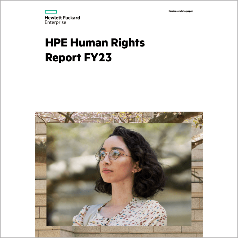 HPE Human Rights Report FY23-a00140819enw Whitepaper Feature Image